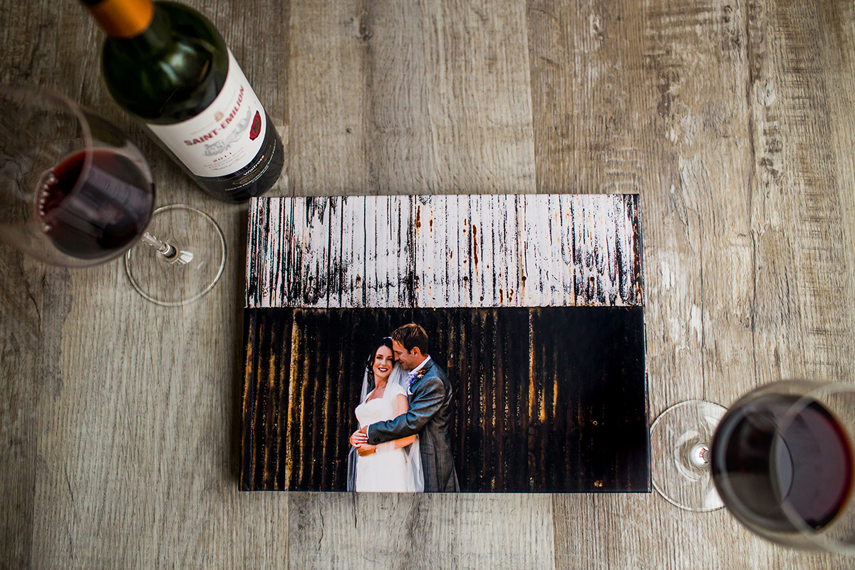Elliot W Patching specialist documentary wedding photographer provides beautiful hand crafted albums for wedding photos.