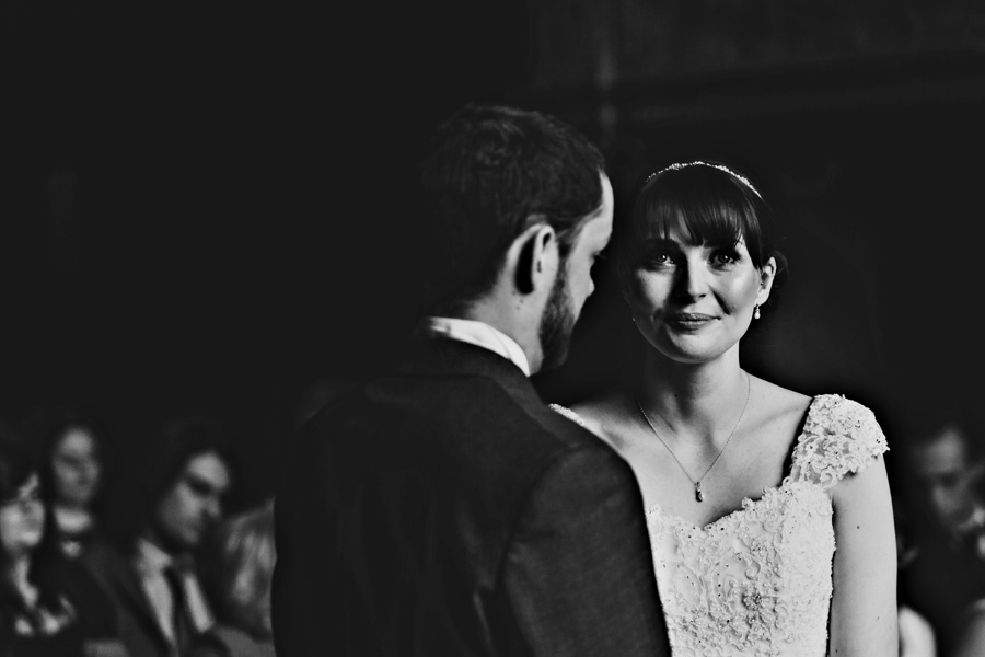 an emotional image from a wedding ceremony at rhinefield house