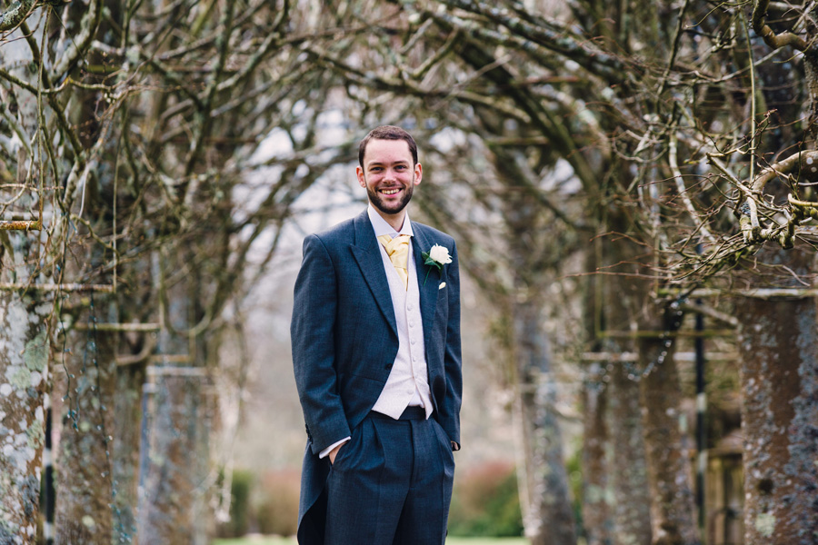 a handsome groom