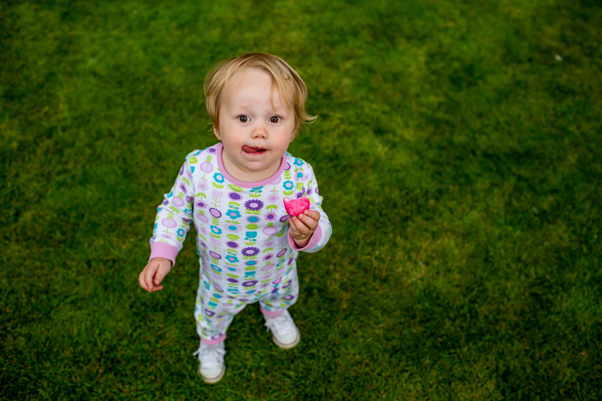 a young wedding guest enjoys the day