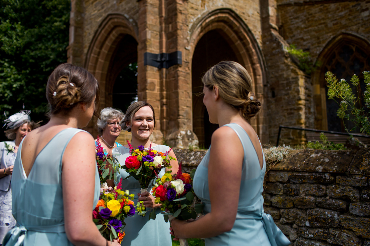 waiting for a church wedding