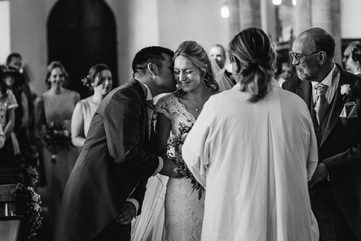a kiss for the bride