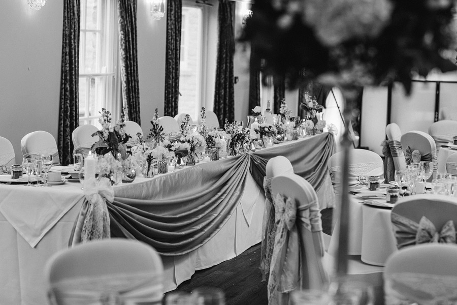 wedding details at barton hall