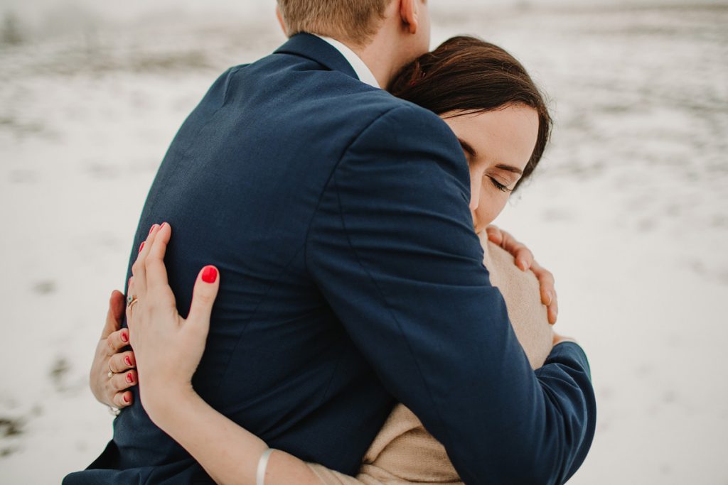 a romantic wedding photograph