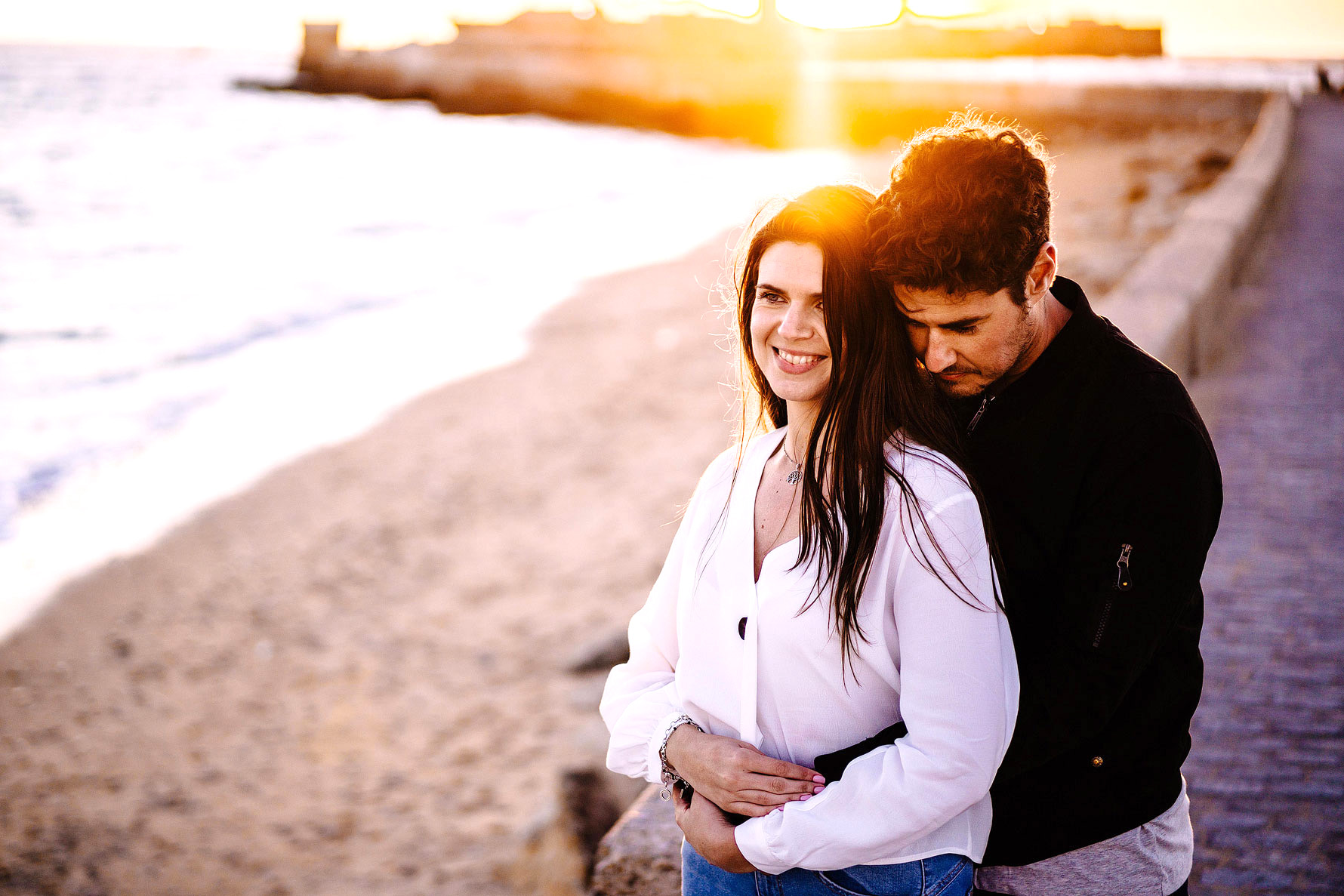 Cadiz pre-wedding shoot by Elliot w patching