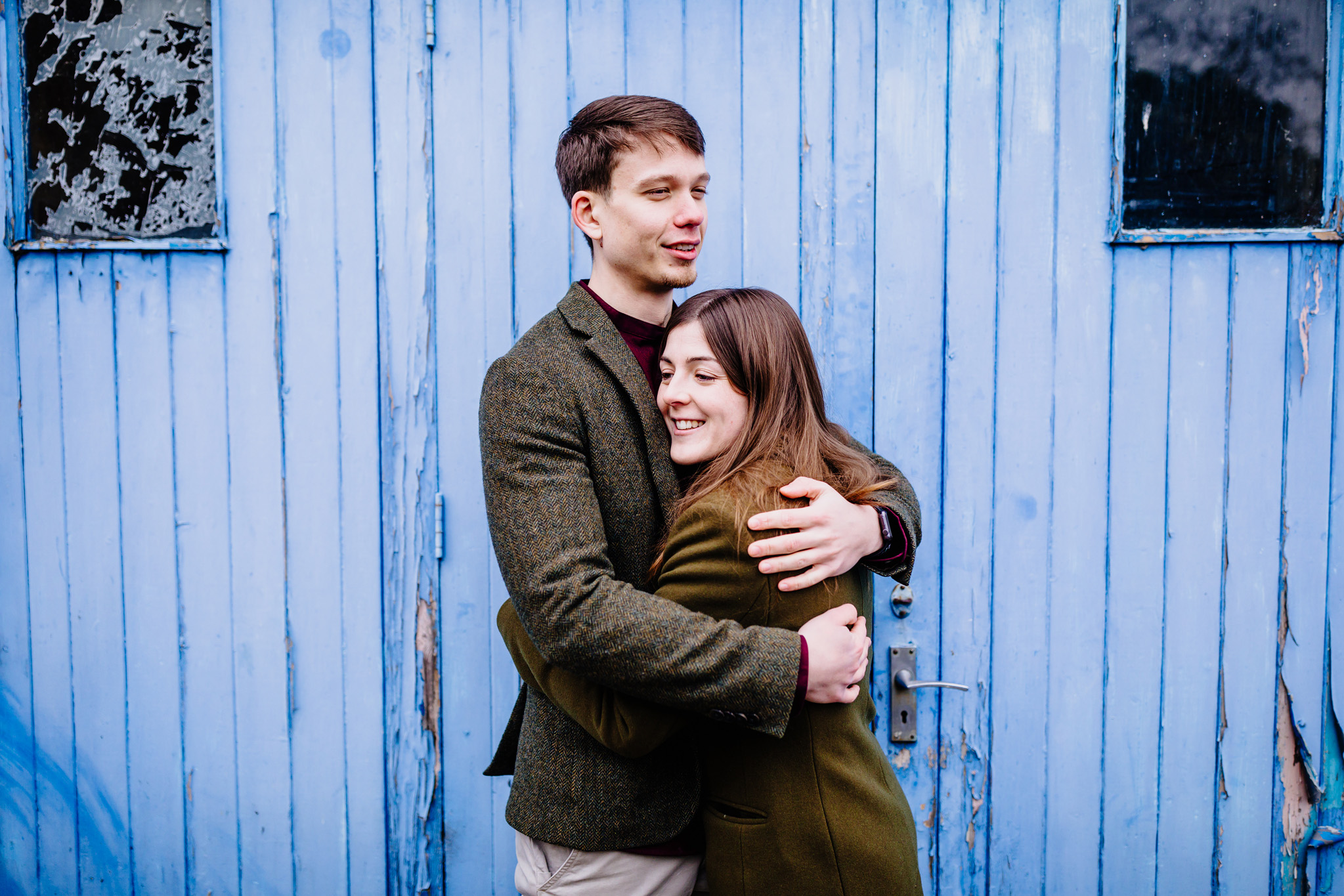 a colourful pre-wedding photograph