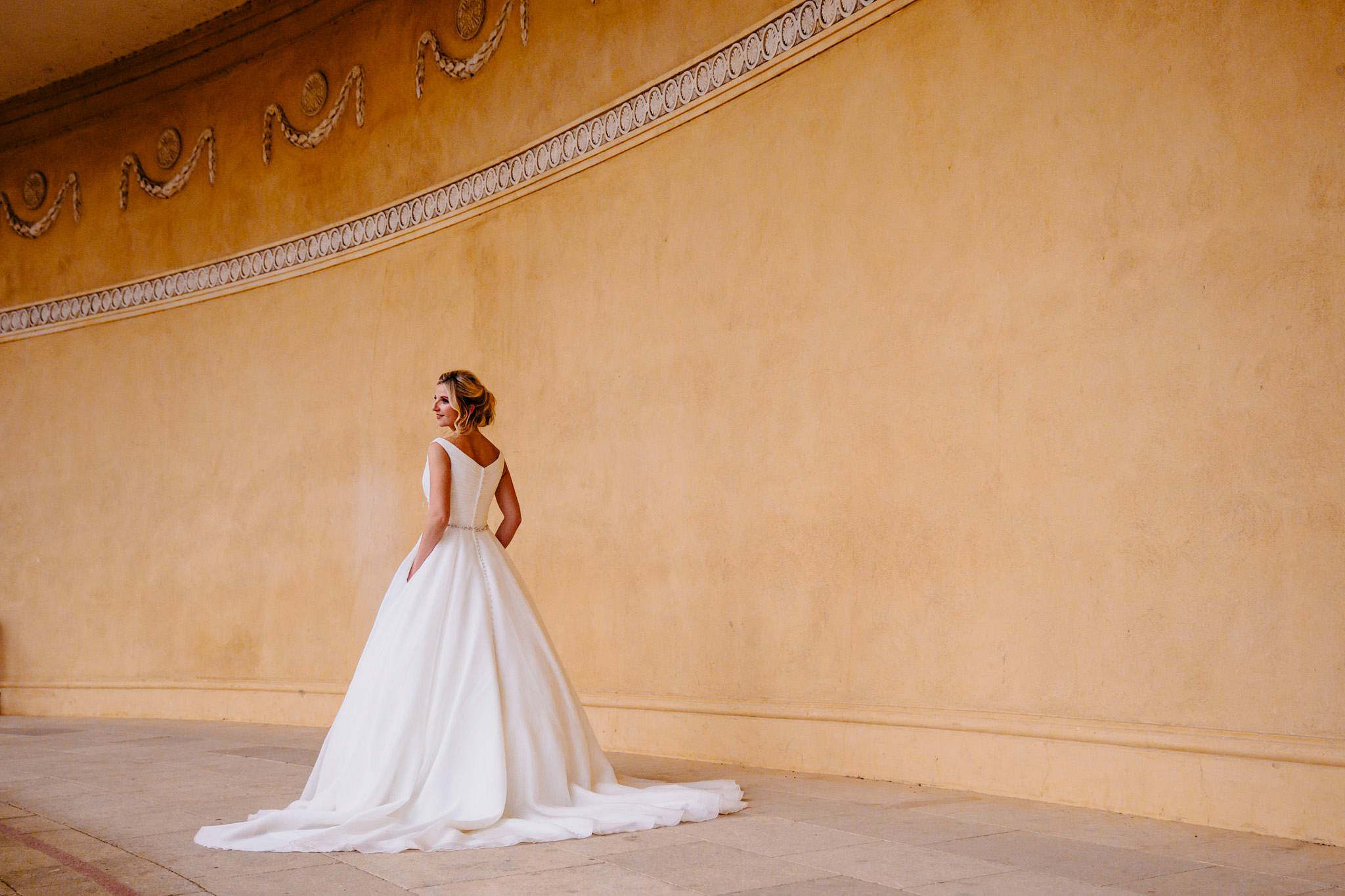 a beautiful wedding dress