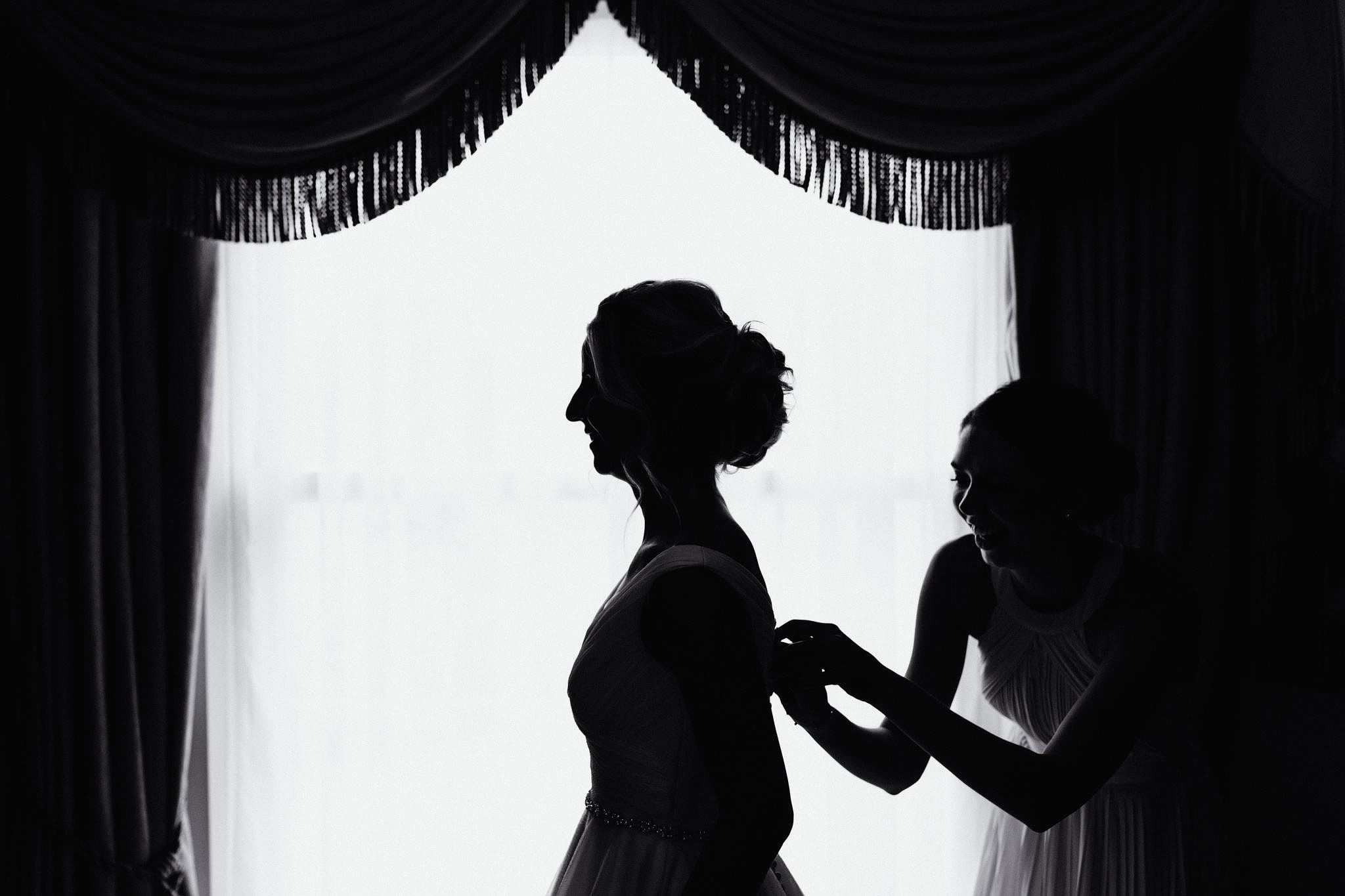 a silhouette photograph