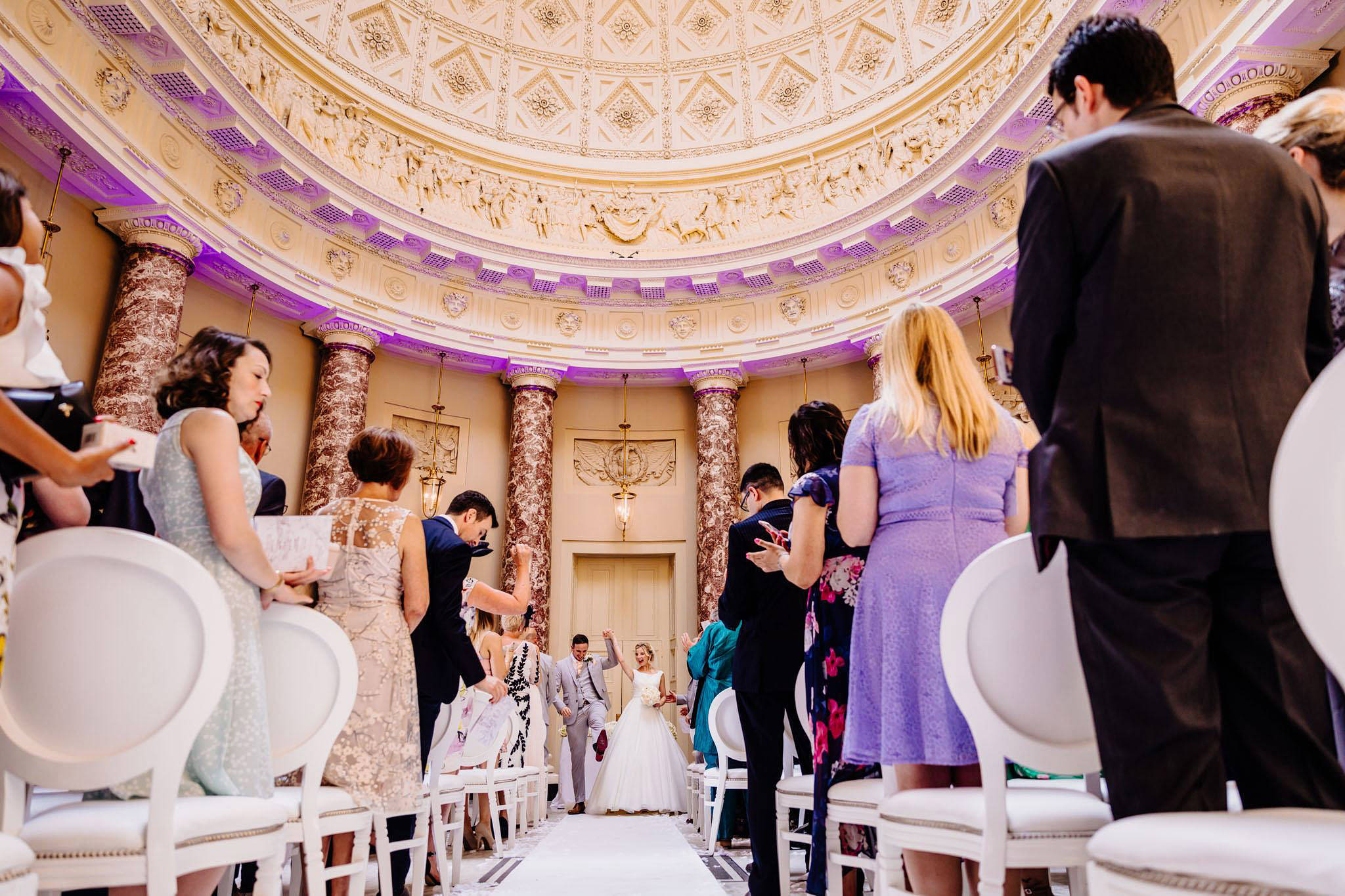 just married at Stowe House