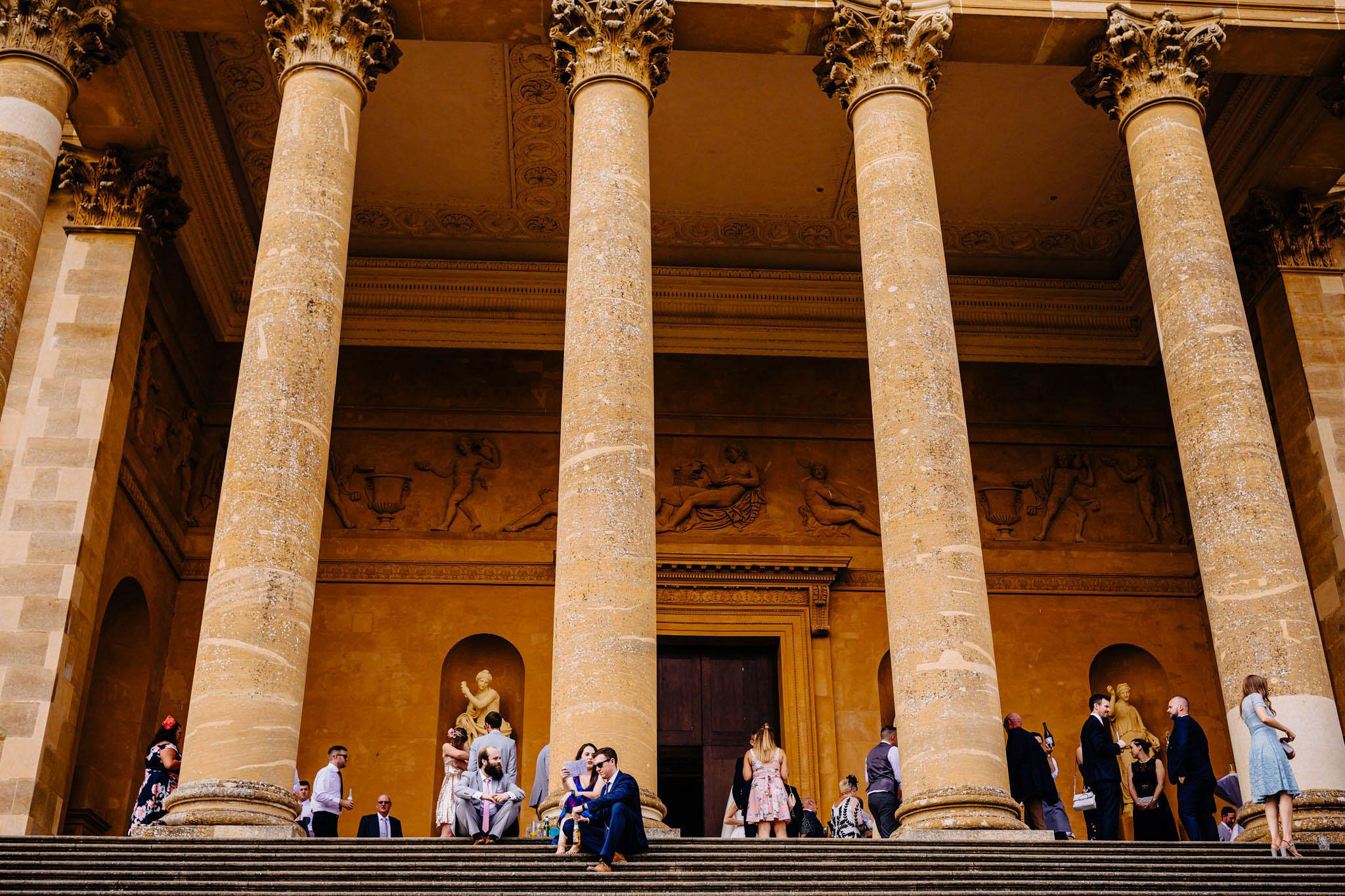 the pillars at stowe landscape gardens