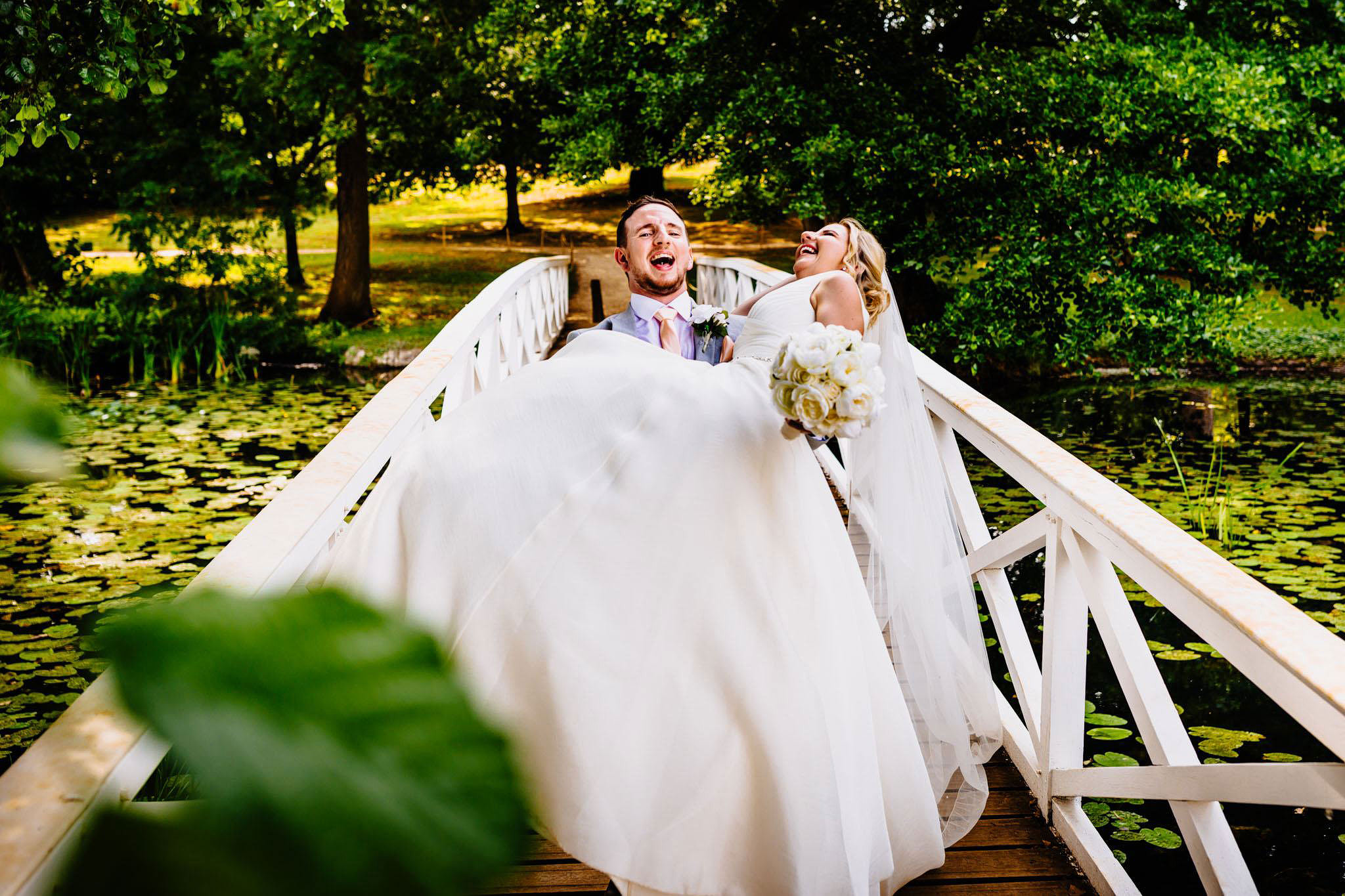 a fun wedding image