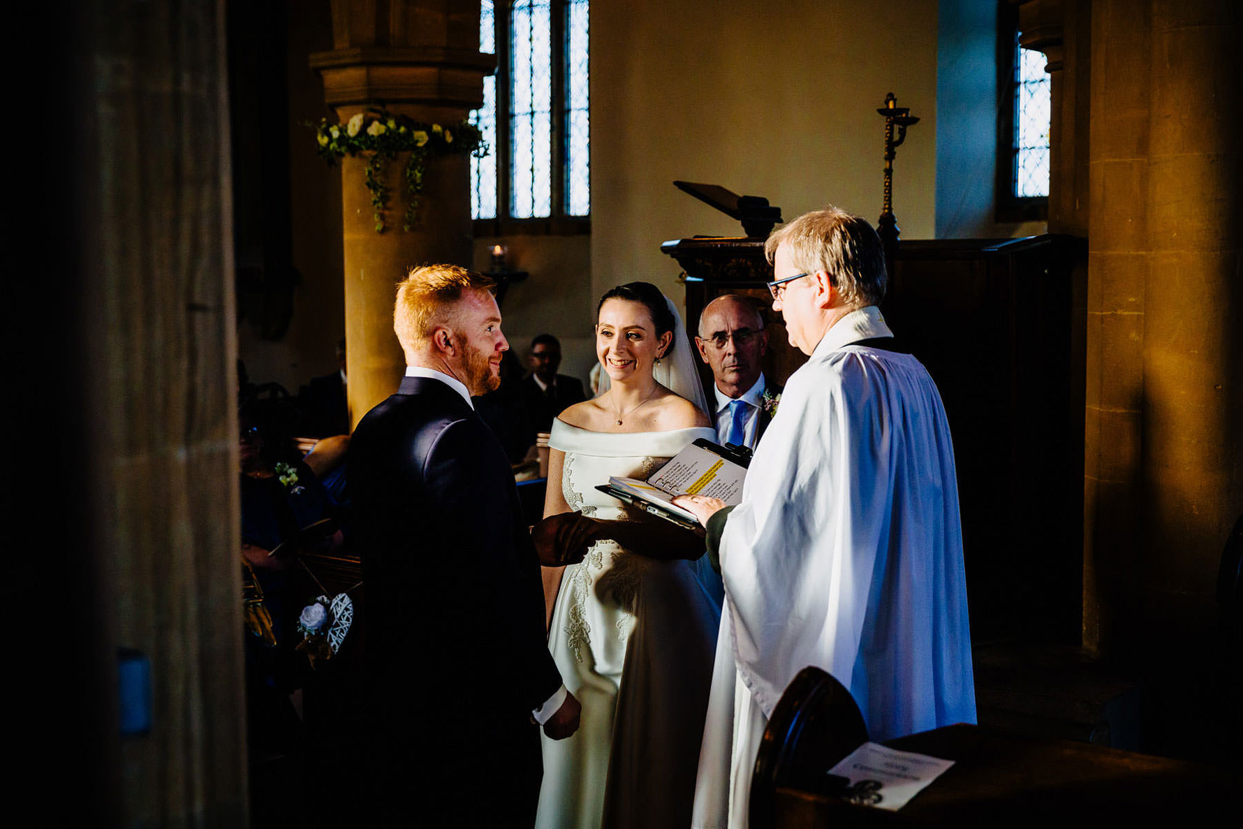 beautiful light at a ceremony