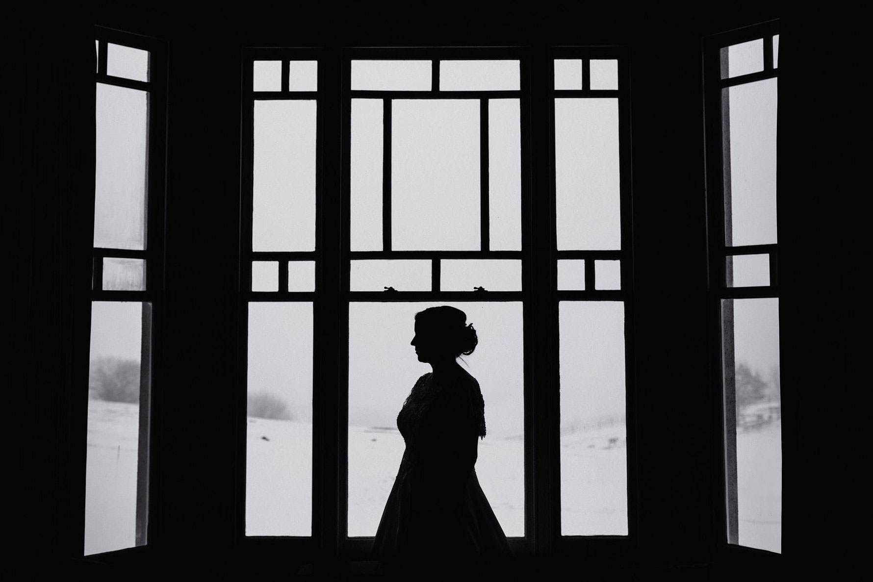 a black and white silhouette