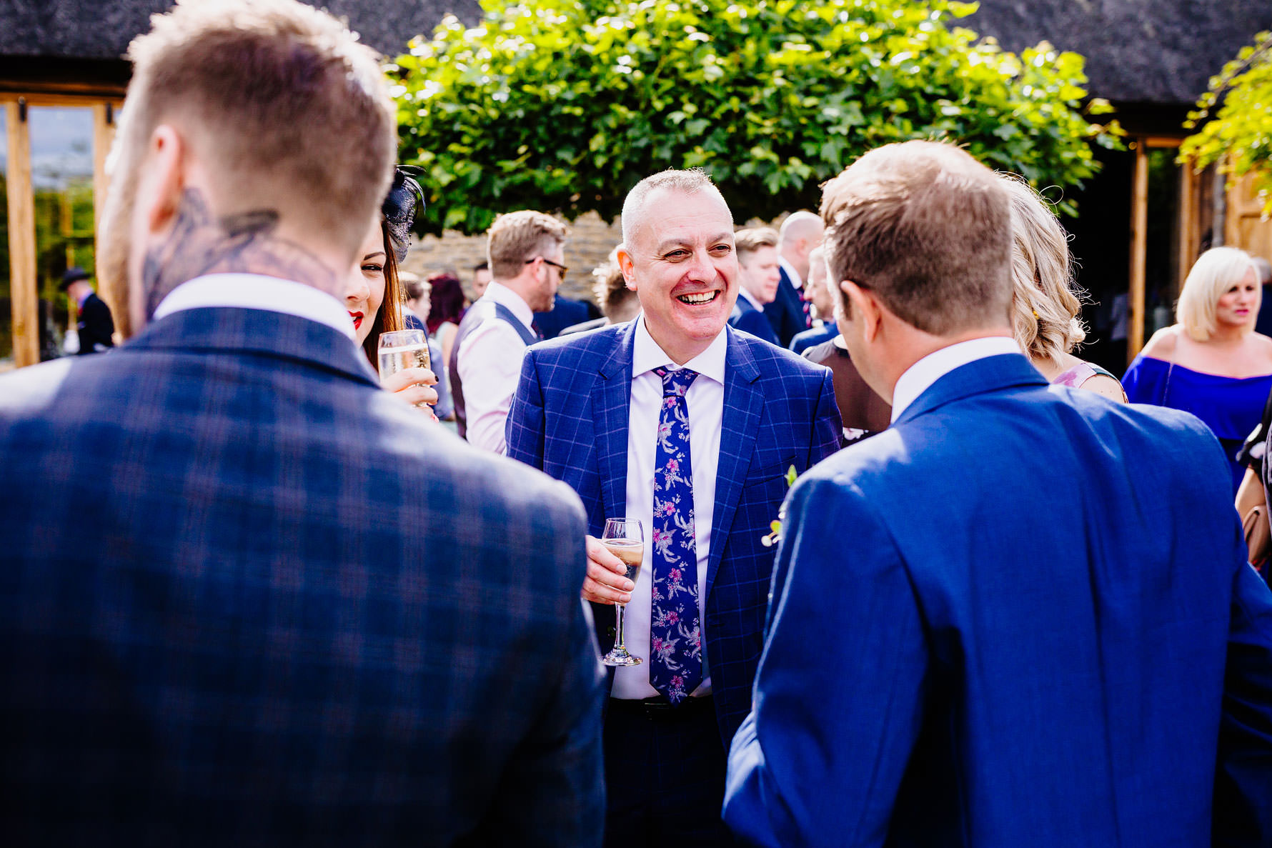 guest enjoying a wedding