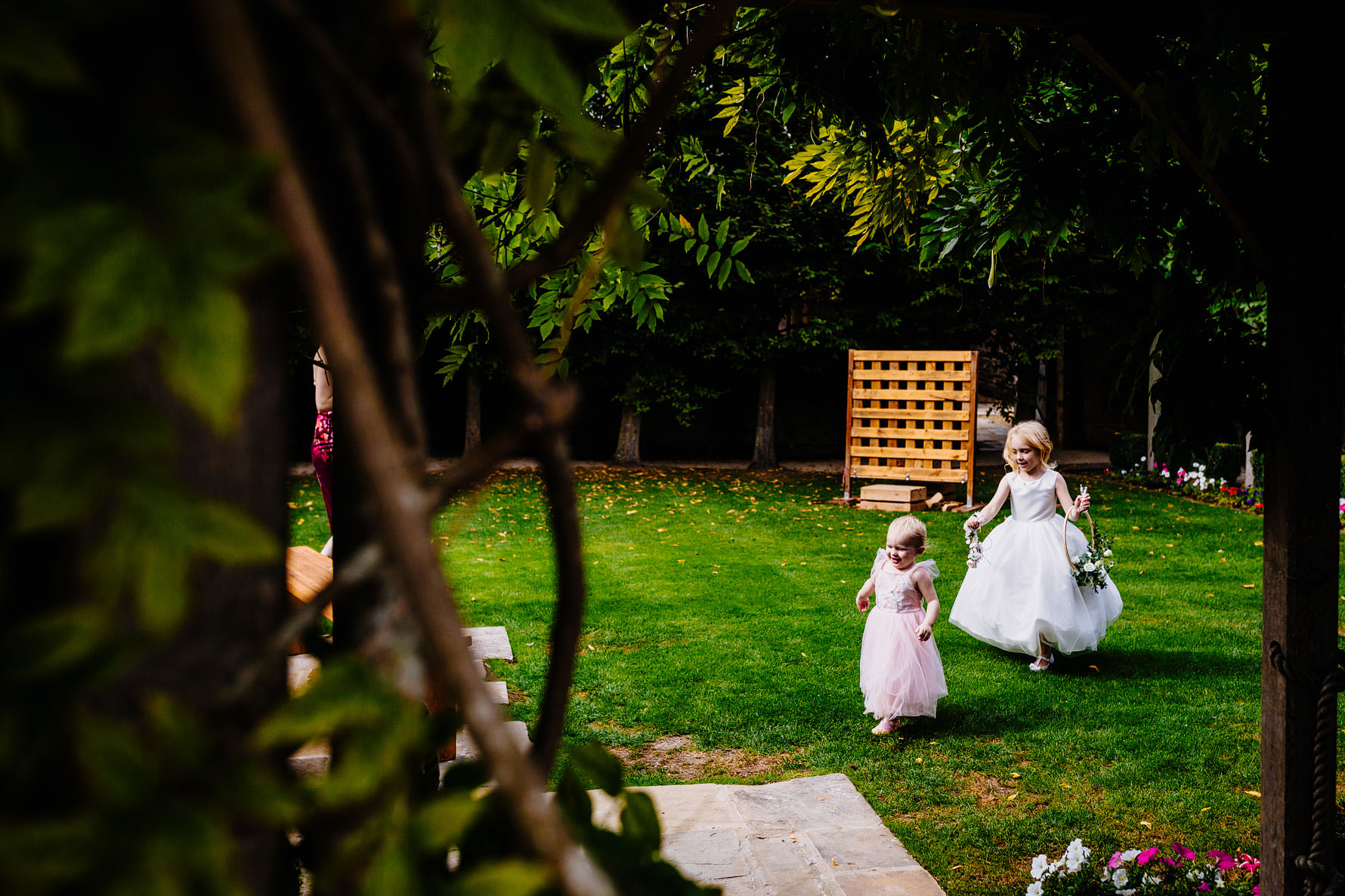 young wedding guests