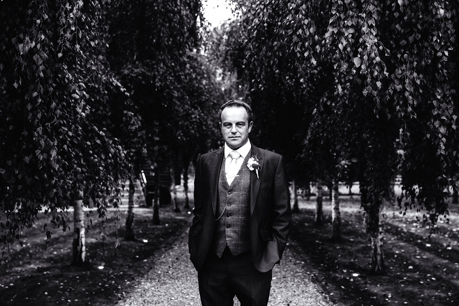 a groom at a wedding