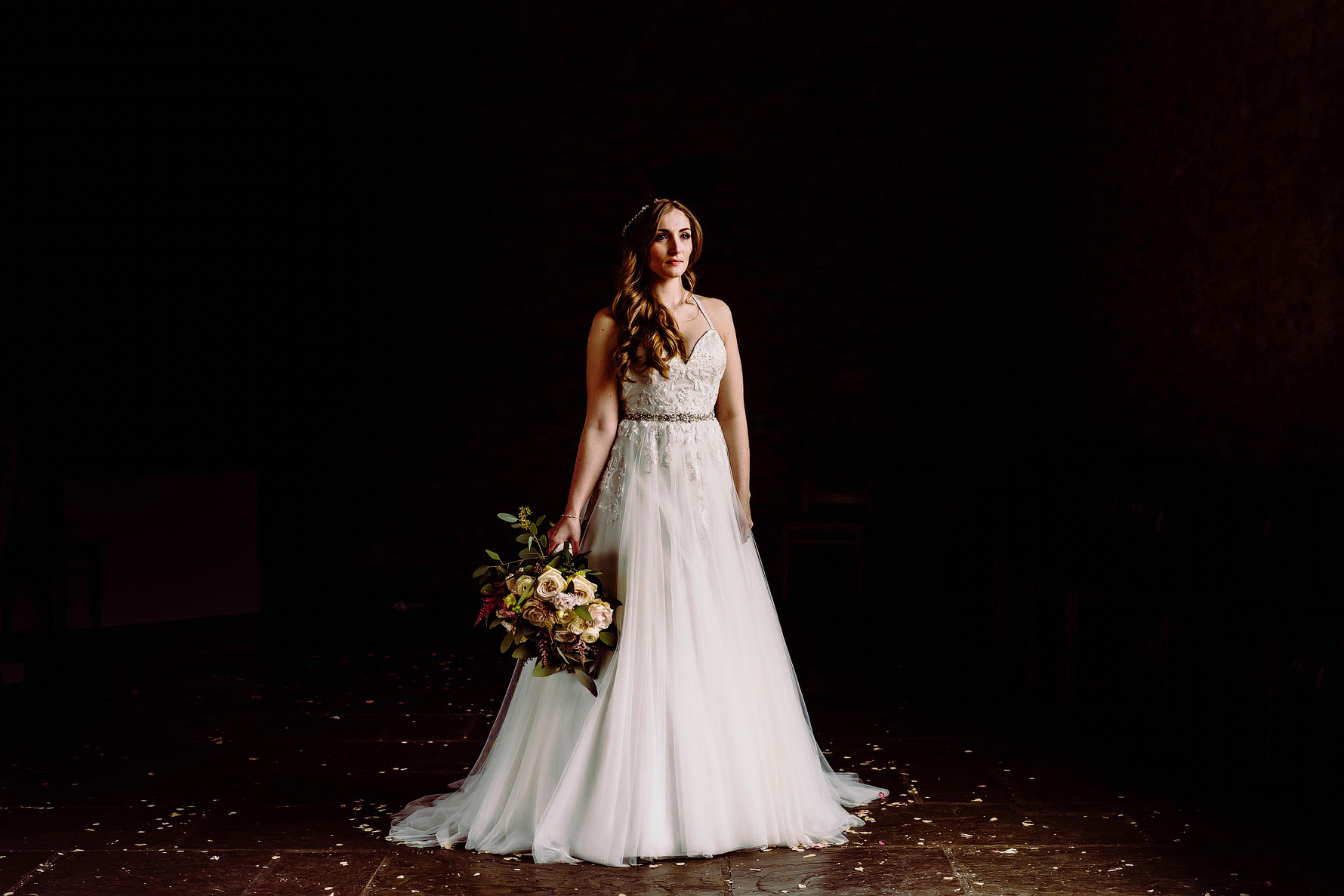 a stunning portrait of a bride by Elliot w patching photography