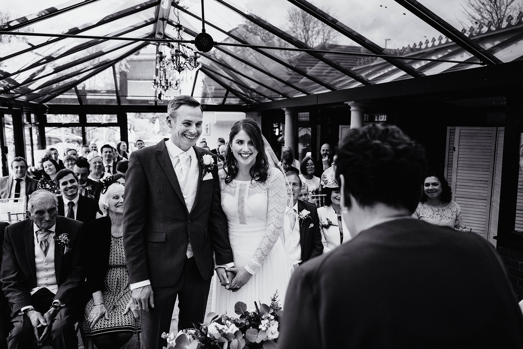 a wedding ceremony at the stannic hotel