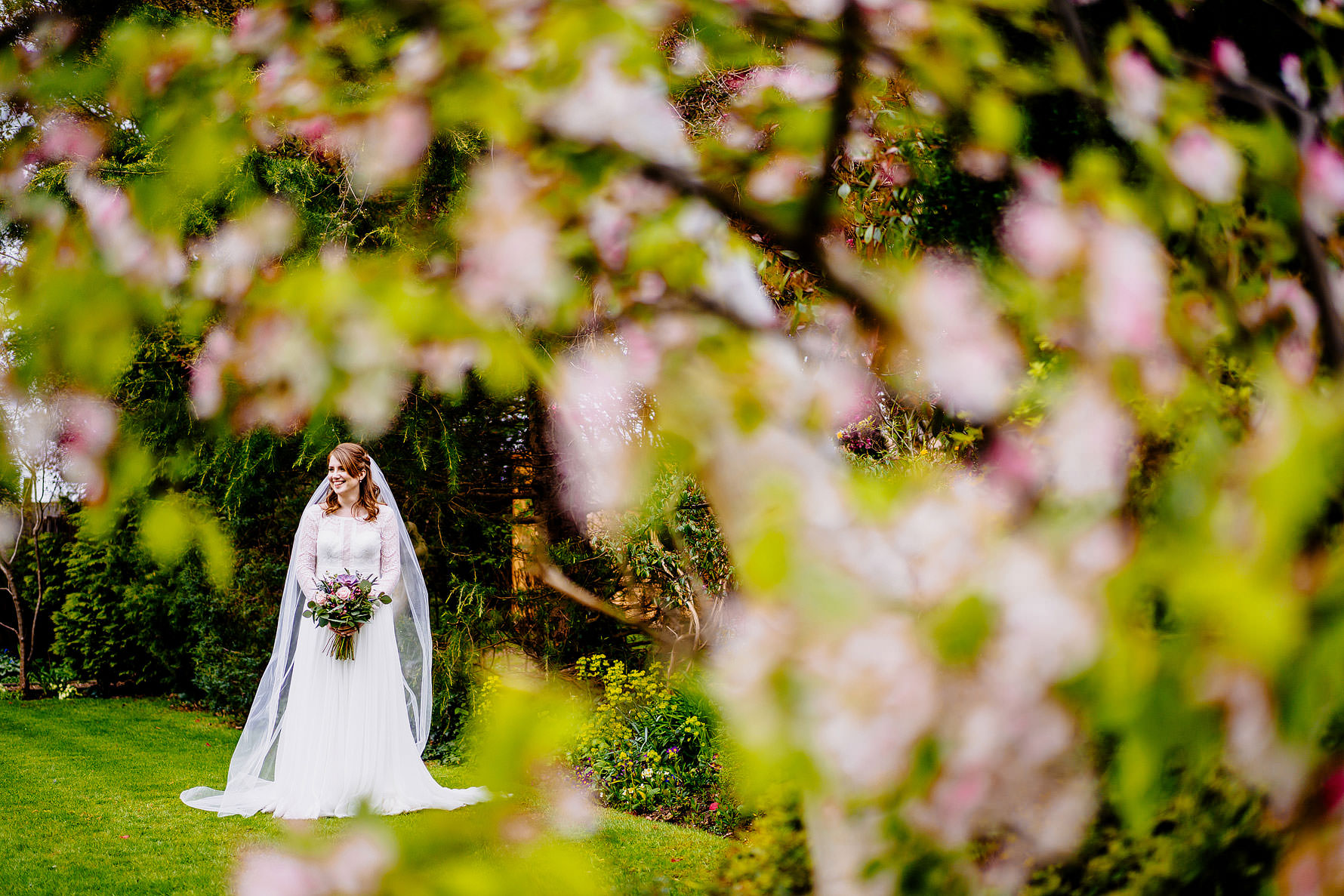 a beautiful portrait of a bride