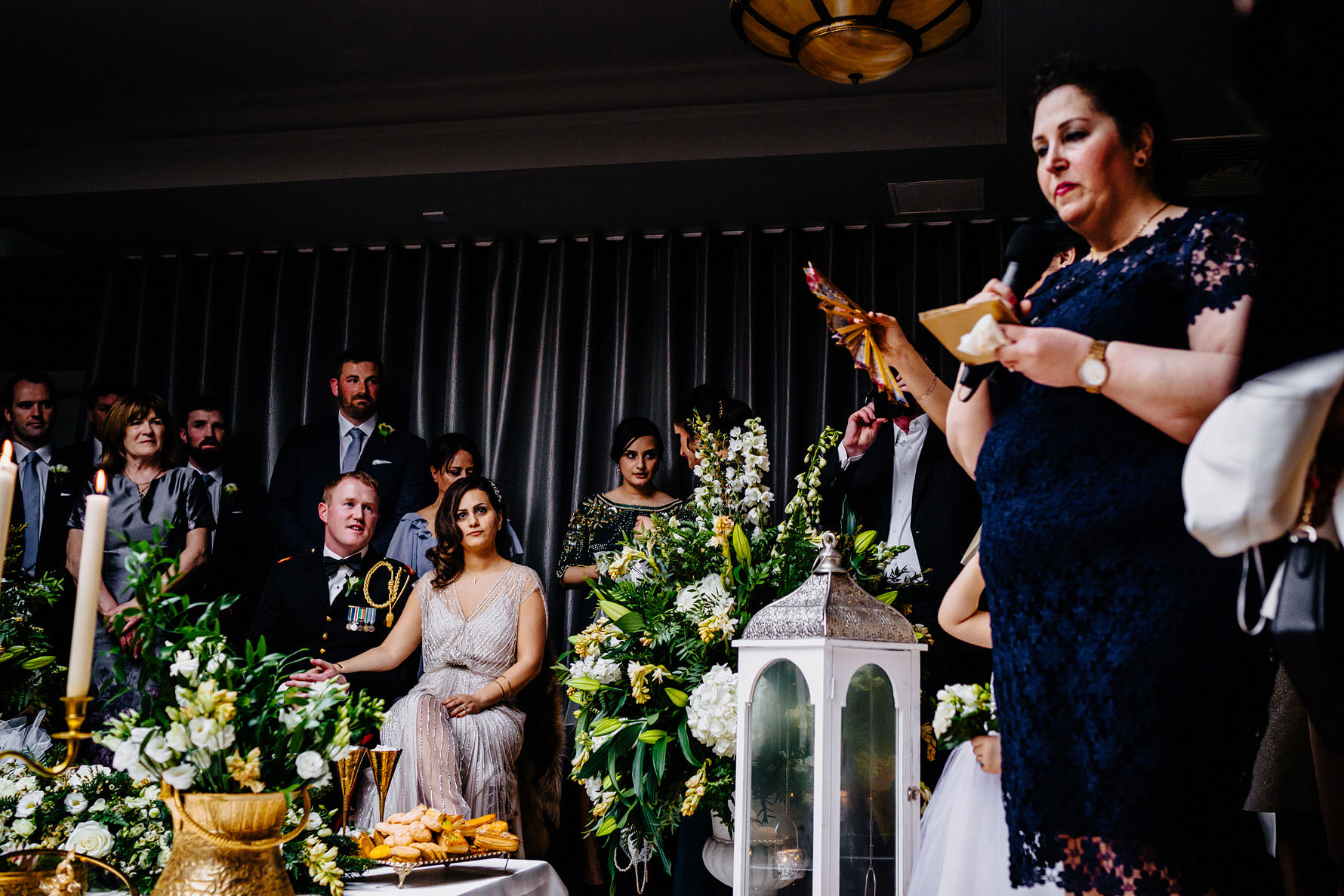 a reading at a wedding ceremony