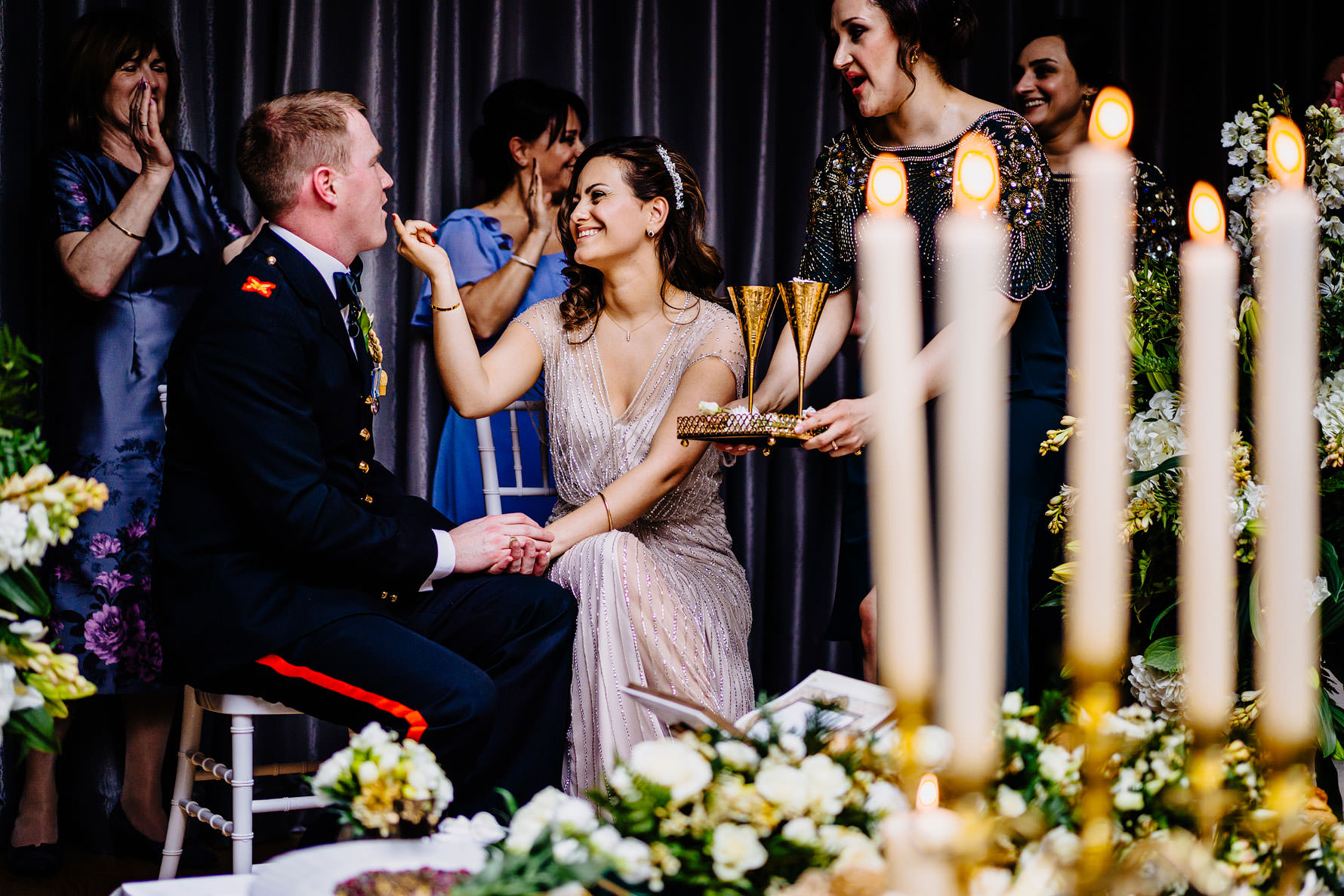 a mount Falcom wedding ceremony