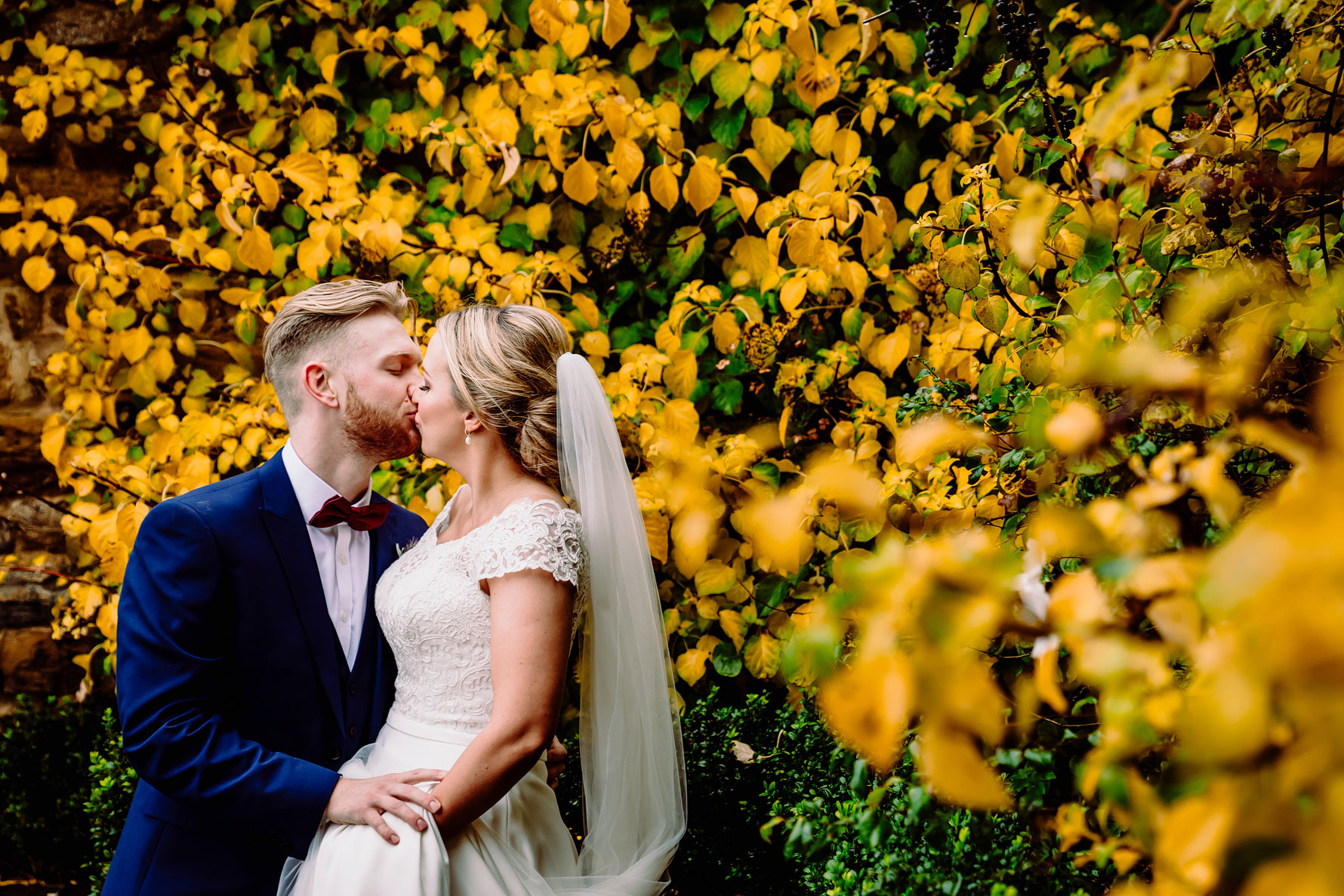 a colourful wedding photograph