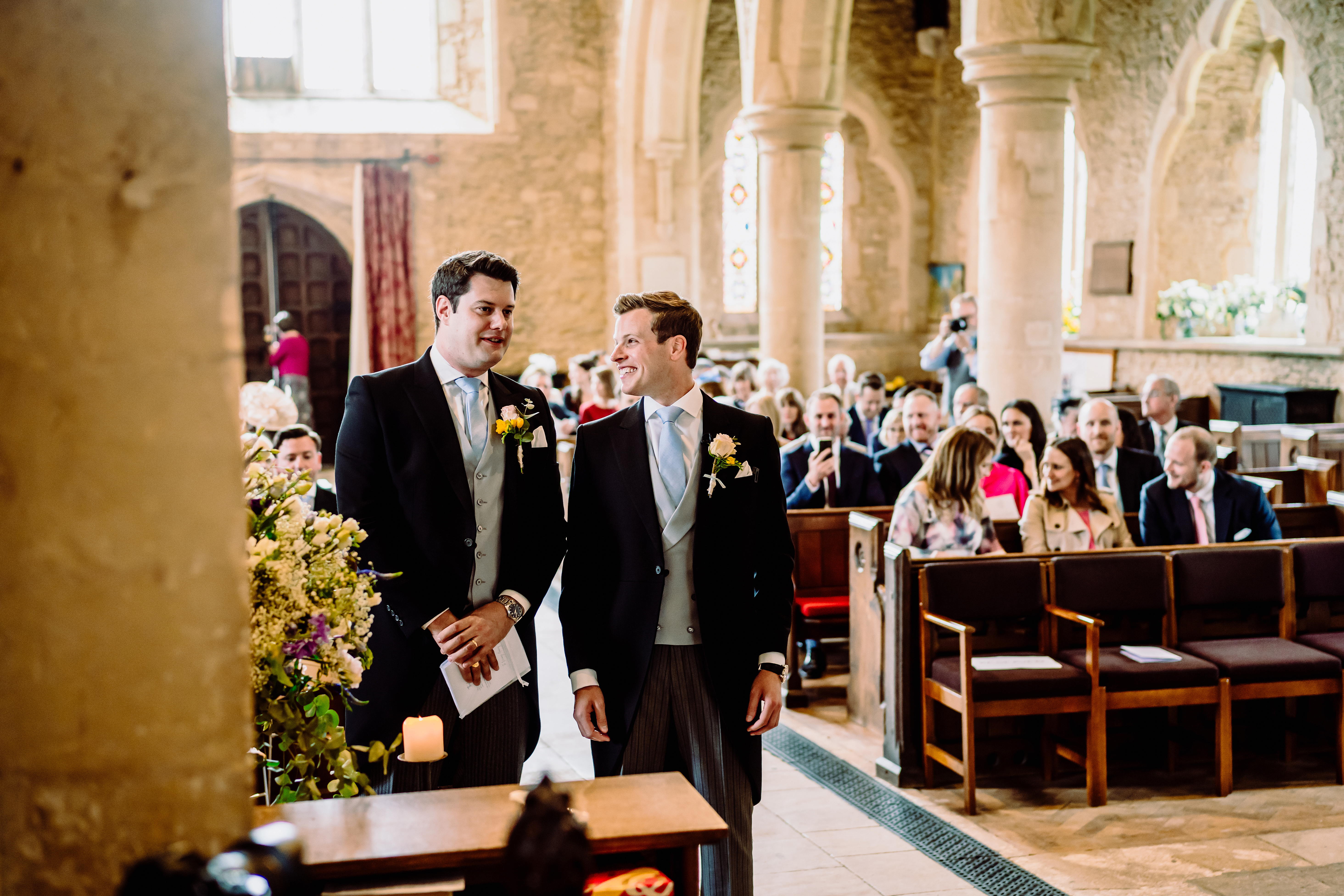 a groom with his bestman