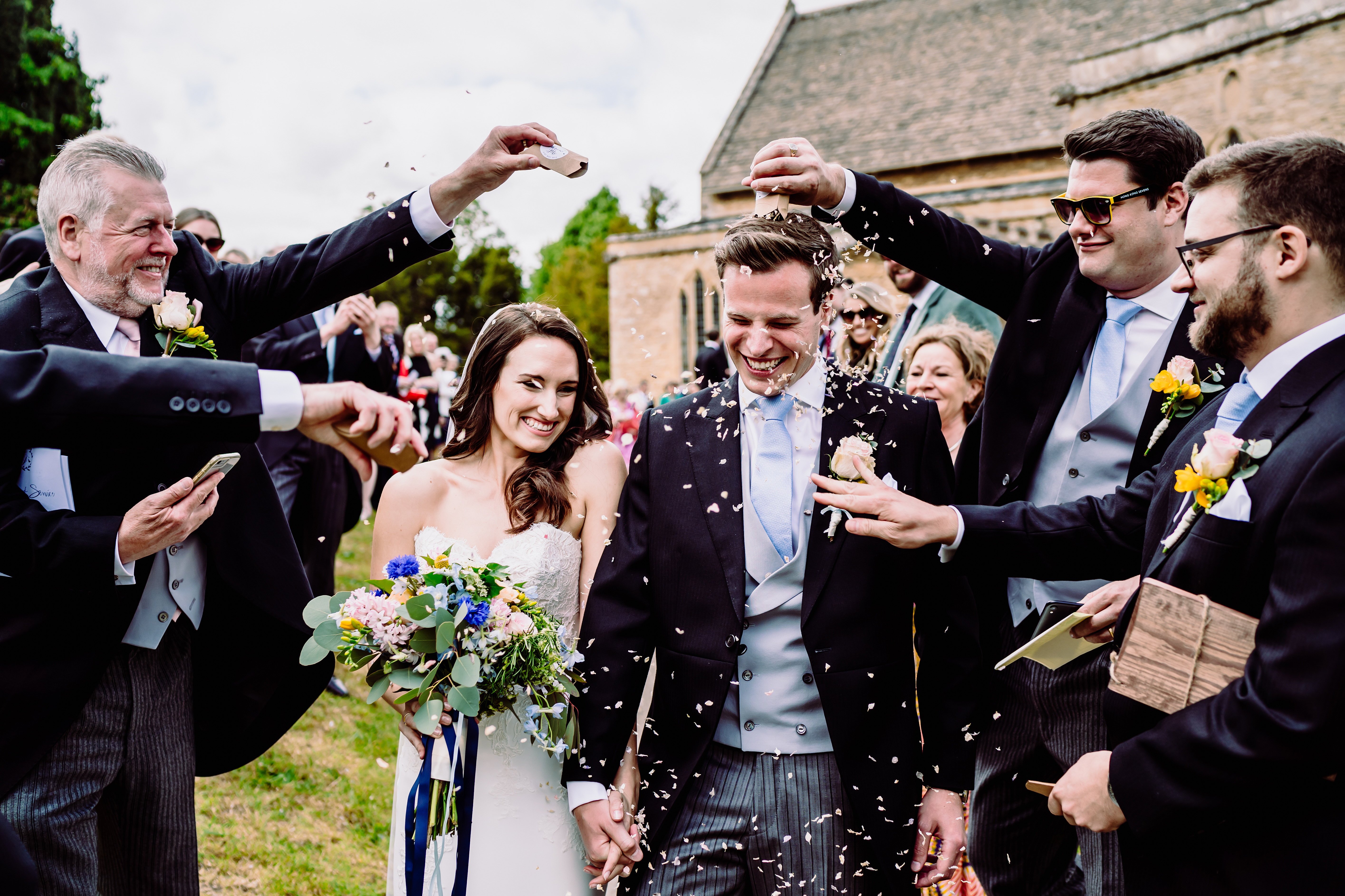 a confetti photograph