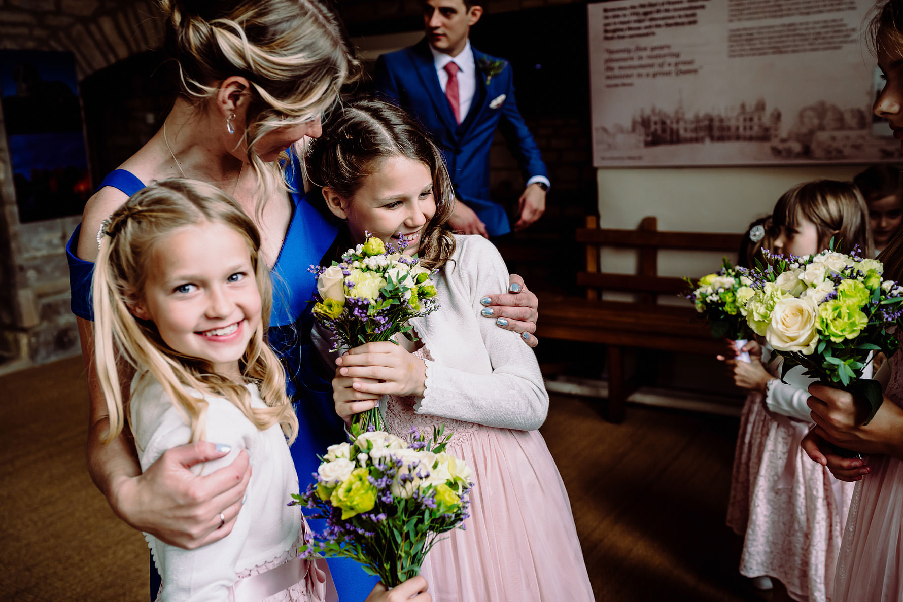 happy bridemaids