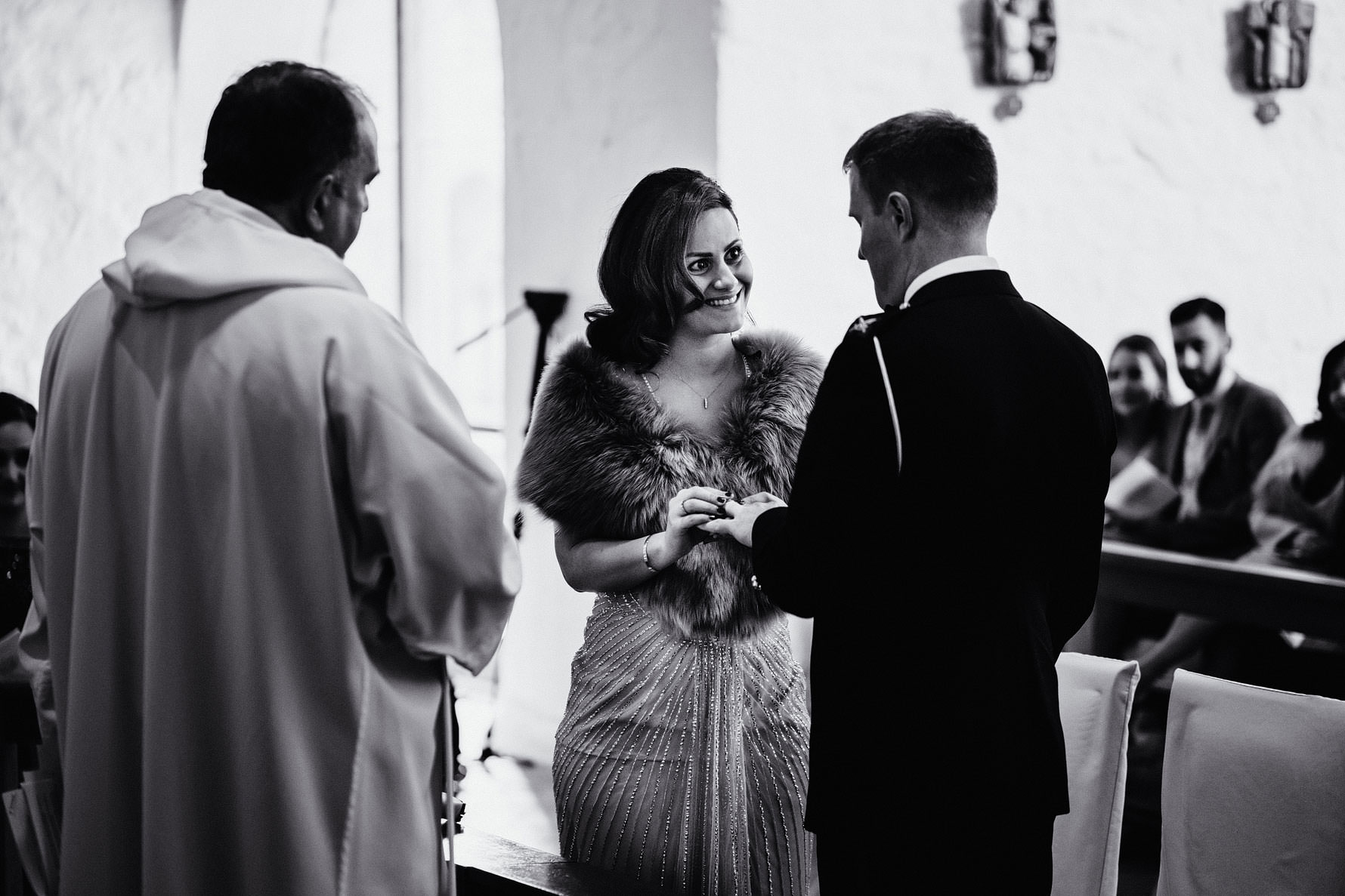 a smiling happy bride