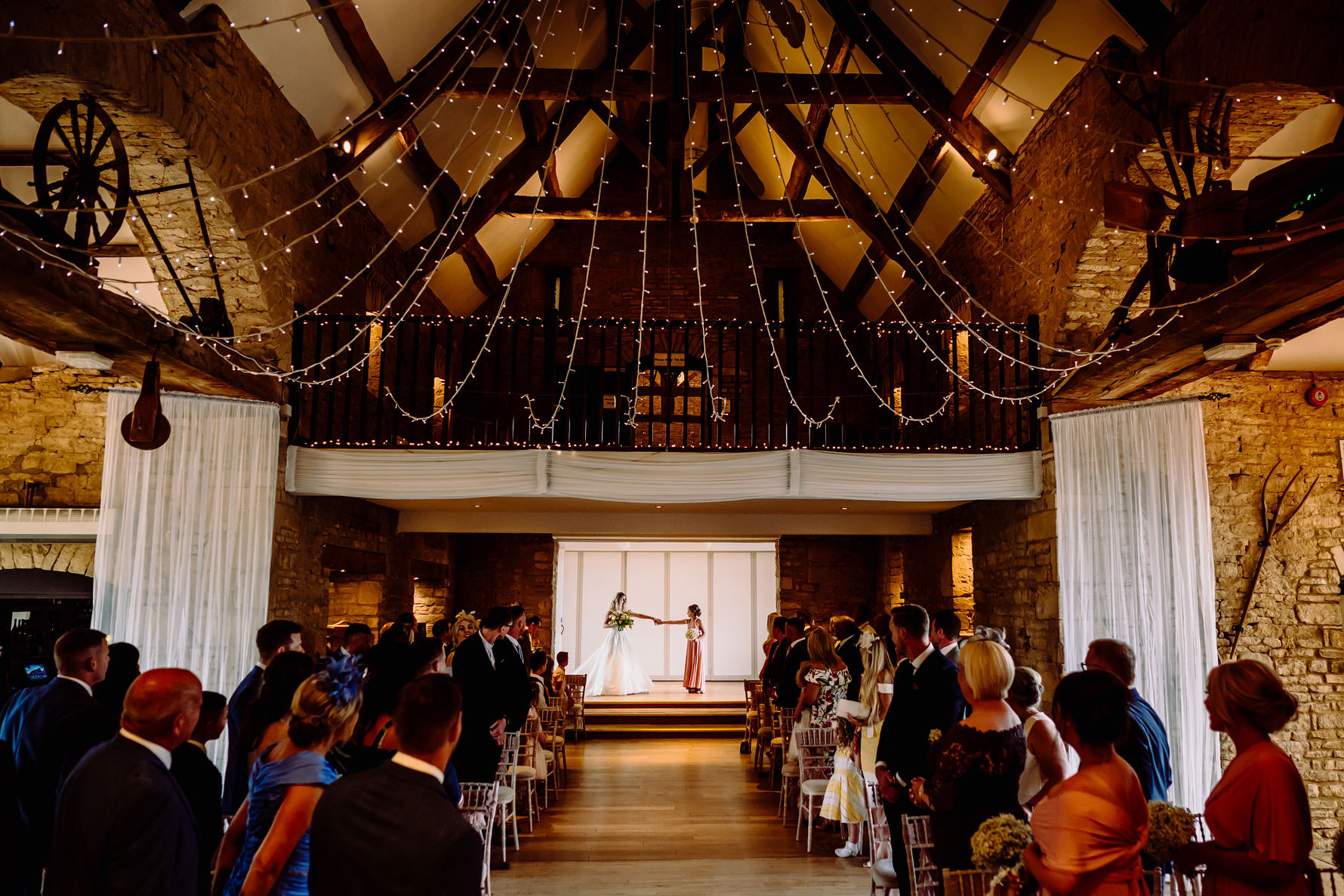 a bride walking down the aisle