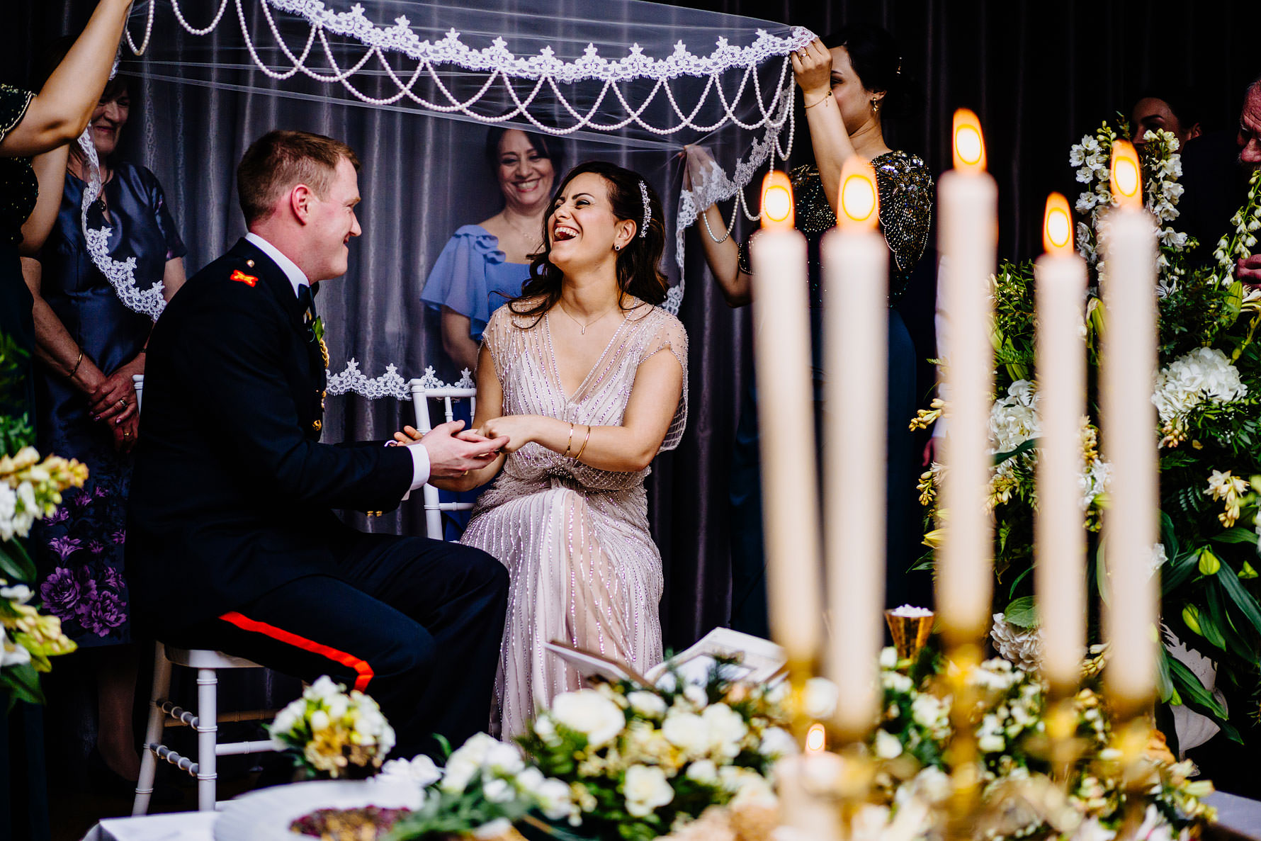 an Iranian wedding ceremony