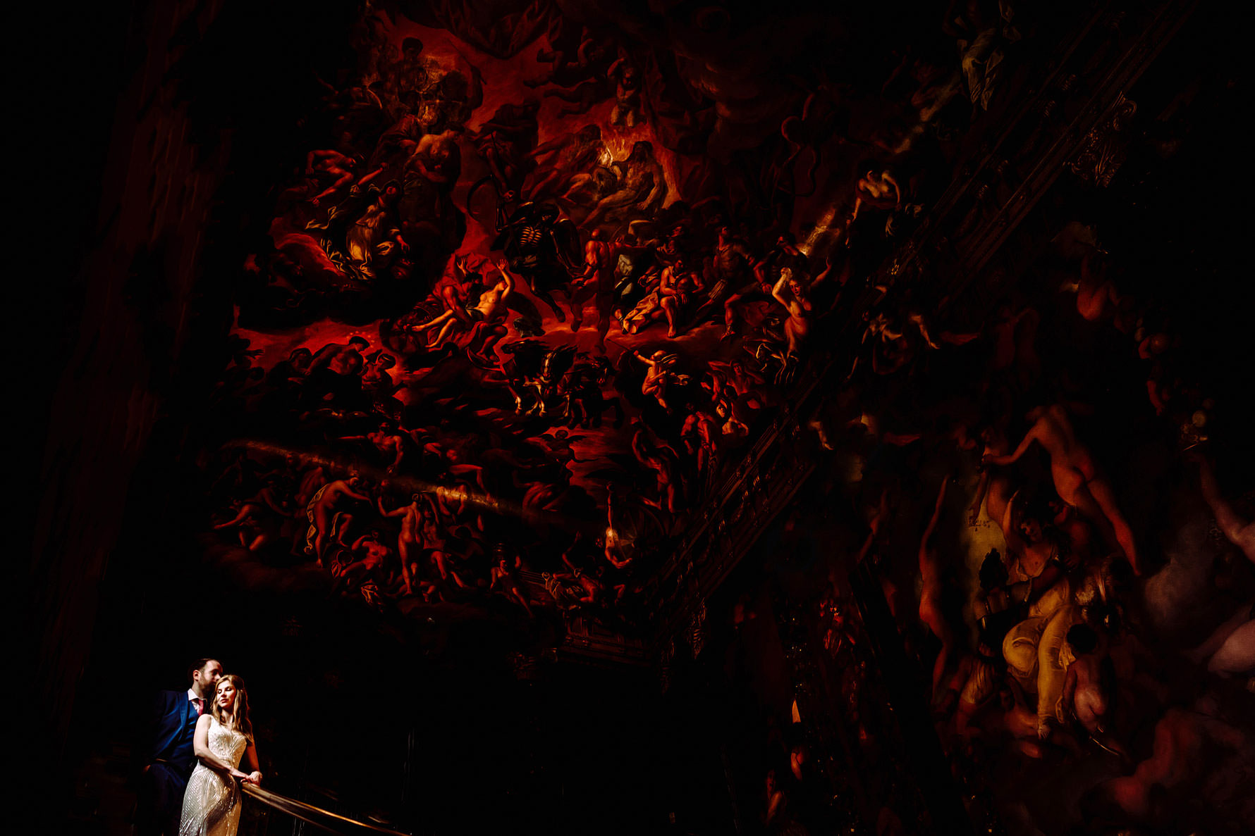 the hell room at Burghley house