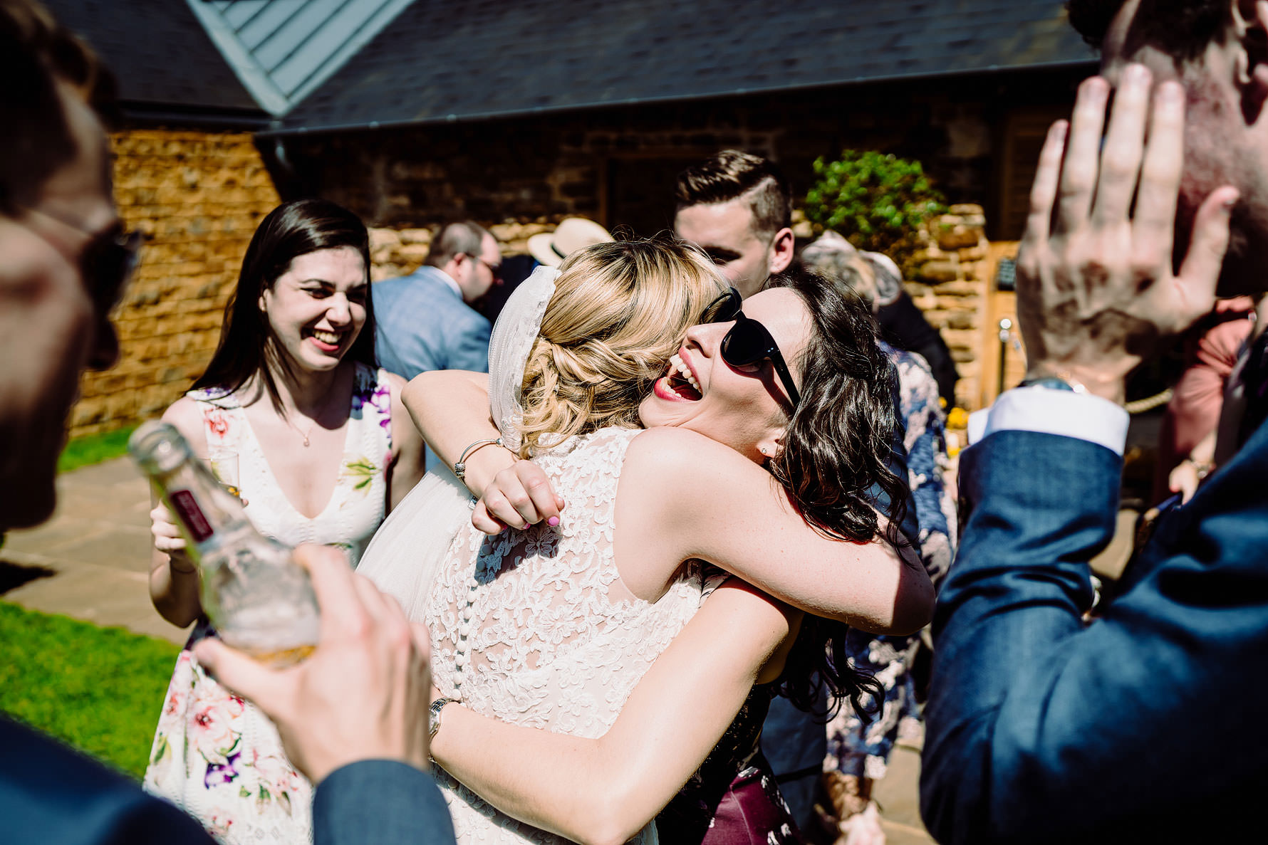 an embrace for a bride