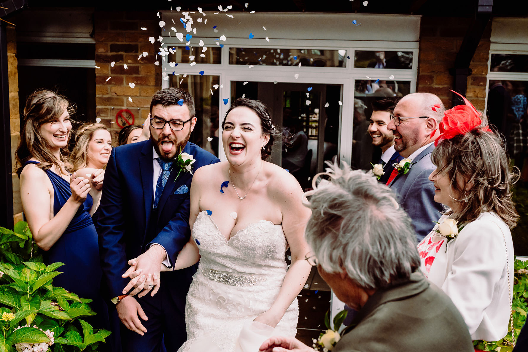 confetti throw at highgate house