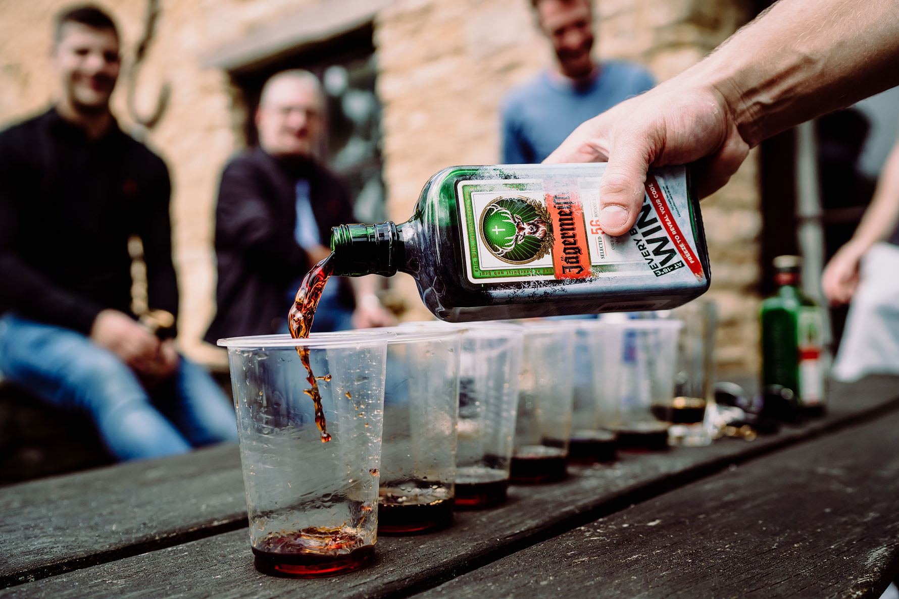 a bottle of jagermeister