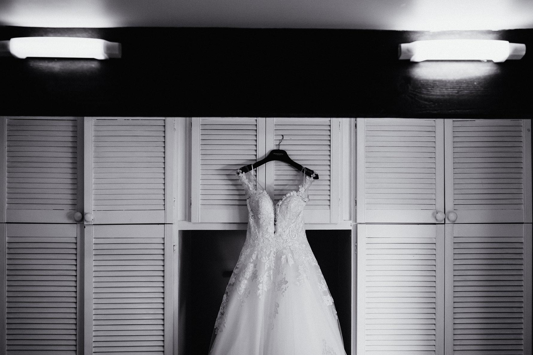 a beautiful wedding dress